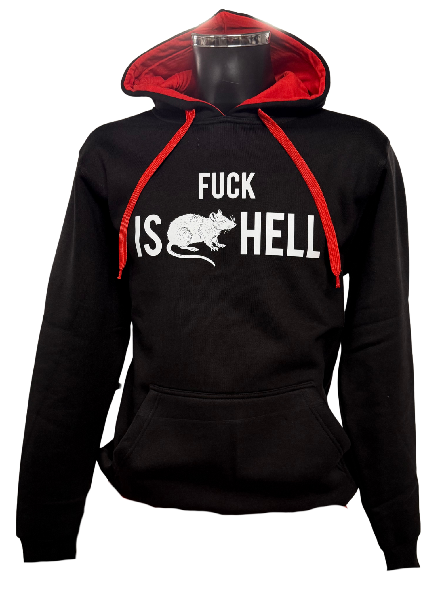 Pull à capuche - "F*ck Is Rat Hell"